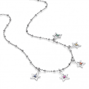Collana in Argento con zirconi